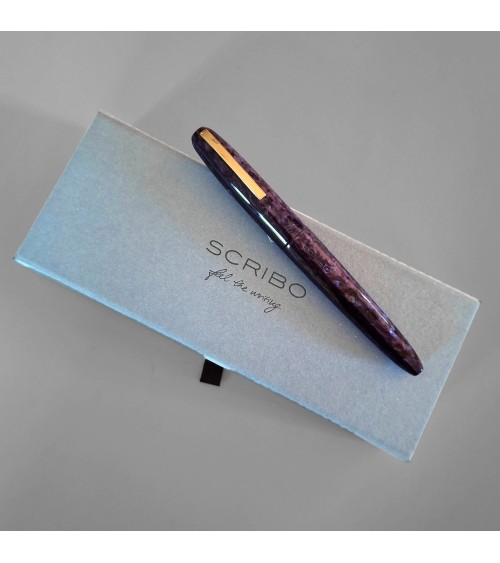 Stylo-plume Scribo Piuma Ametista, fabriqué à Bologne