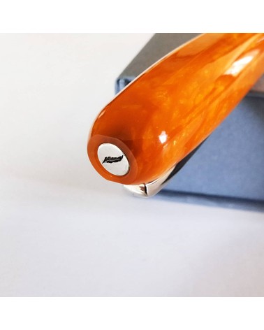 Stylo-plume Scribo Piuma Corniola, fabriqué à Bologne