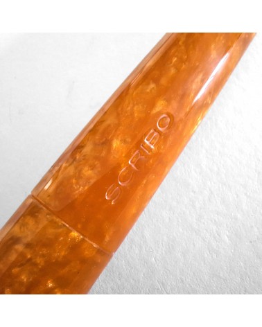 Stylo-plume Scribo Piuma Corniola, fabriqué à Bologne