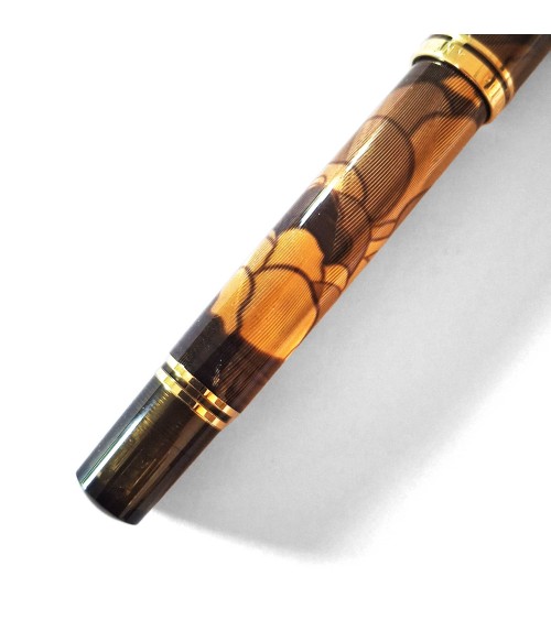 Stylo-plume à piston Pelikan Souverän M600 Art Collection Georg Tippel, plume or 14 carats