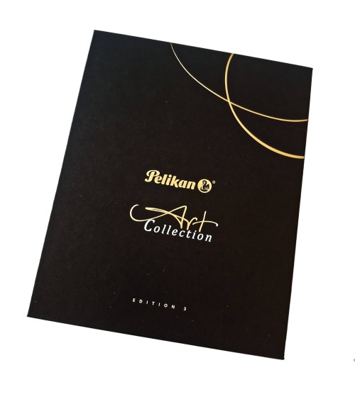 Stylo-plume à piston Pelikan Souverän M600 Art Collection Georg Tippel, plume or 14 carats