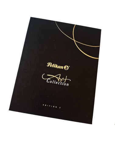 Stylo-plume à piston Pelikan Souverän M600 Art Collection Georg Tippel, plume or 14 carats