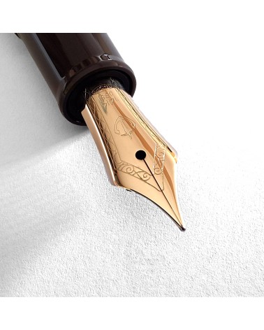 Stylo-plume Sailor PG Slim Mini Gold Puff Brown, bec or 14 carats