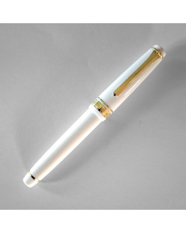 Stylo-plume Sailor PG slim Gold White, bec or 14 carats