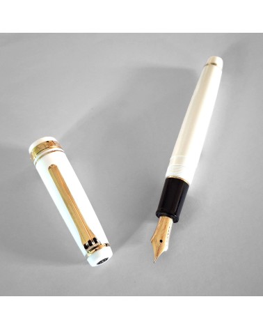 Stylo-plume Sailor PG slim Gold White, bec or 14 carats