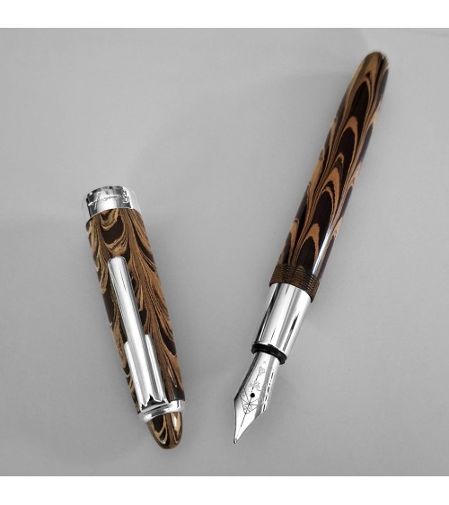 Stylo-plume Récife Manaus Replica Senior Empire Ripple, bec acier