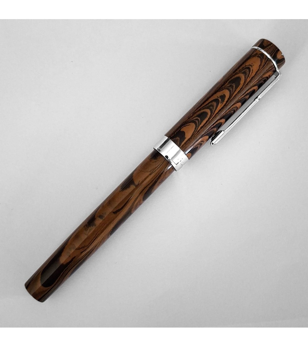 Stylo-plume Récife Manaus Victory Senior Ripple Orange, bec acier