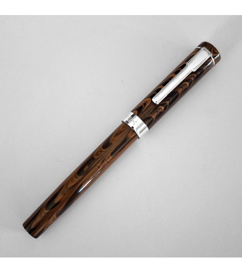 Stylo-plume Récife Manaus Victory Senior Ripple Orange, bec acier