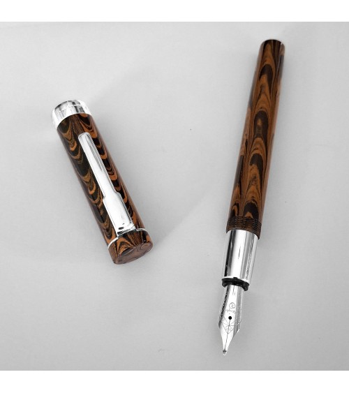Stylo-plume Récife Manaus Victory Senior Ripple Orange, bec acier