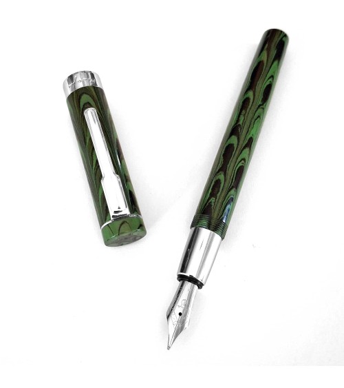 Stylo-plume Récife Manaus Victory Senior Ripple Vert, bec acier