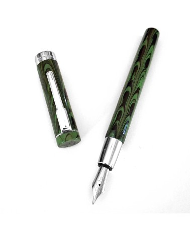 Stylo-plume Récife Manaus Victory Senior Ripple Vert, bec acier