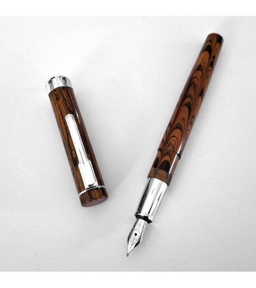 Stylo-plume Récife Manaus Victory Junior Ripple Orange, bec acier