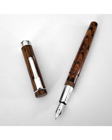 Stylo-plume Récife Manaus Victory Junior Ripple Orange, bec acier