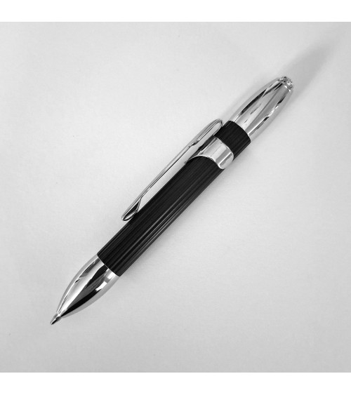 Stylo-bille Récife Iron Age Gotham Shakin Onyx, fabriqué en France
