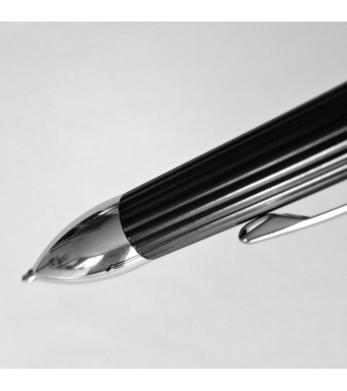 Stylo-bille Récife Iron Age Gotham Shakin Onyx, fabriqué en France