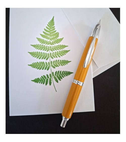 Stylo-plume Pilot Capless Jaune, carte KoBold