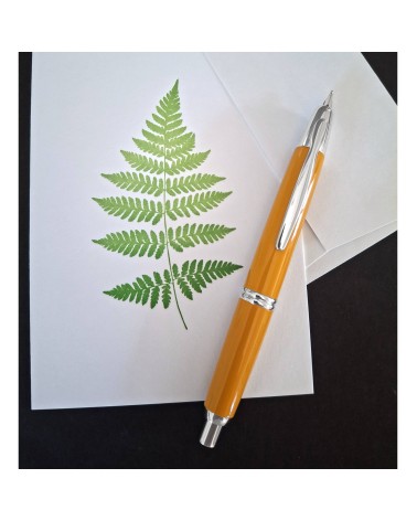 Stylo-plume Pilot Capless Jaune, carte KoBold