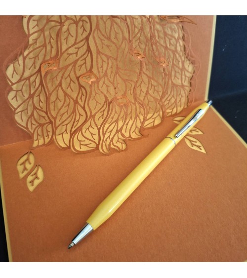 Stylo-bille Cross Classic Century Yellow et carte pop-up Rifletto