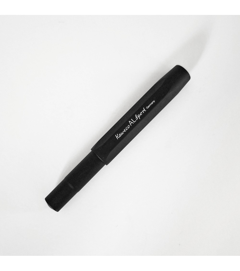 Stylo-plume Kaweco AL Sport Black, fabriqué en Allemagne