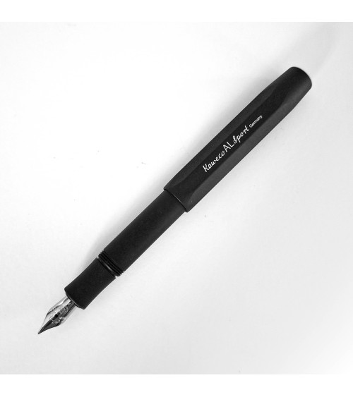 Stylo-plume Kaweco AL Sport Black, fabriqué en Allemagne