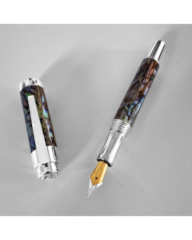 Stylo-plume Laban Abalone, bec largeur M, fabriqué à Taïwan