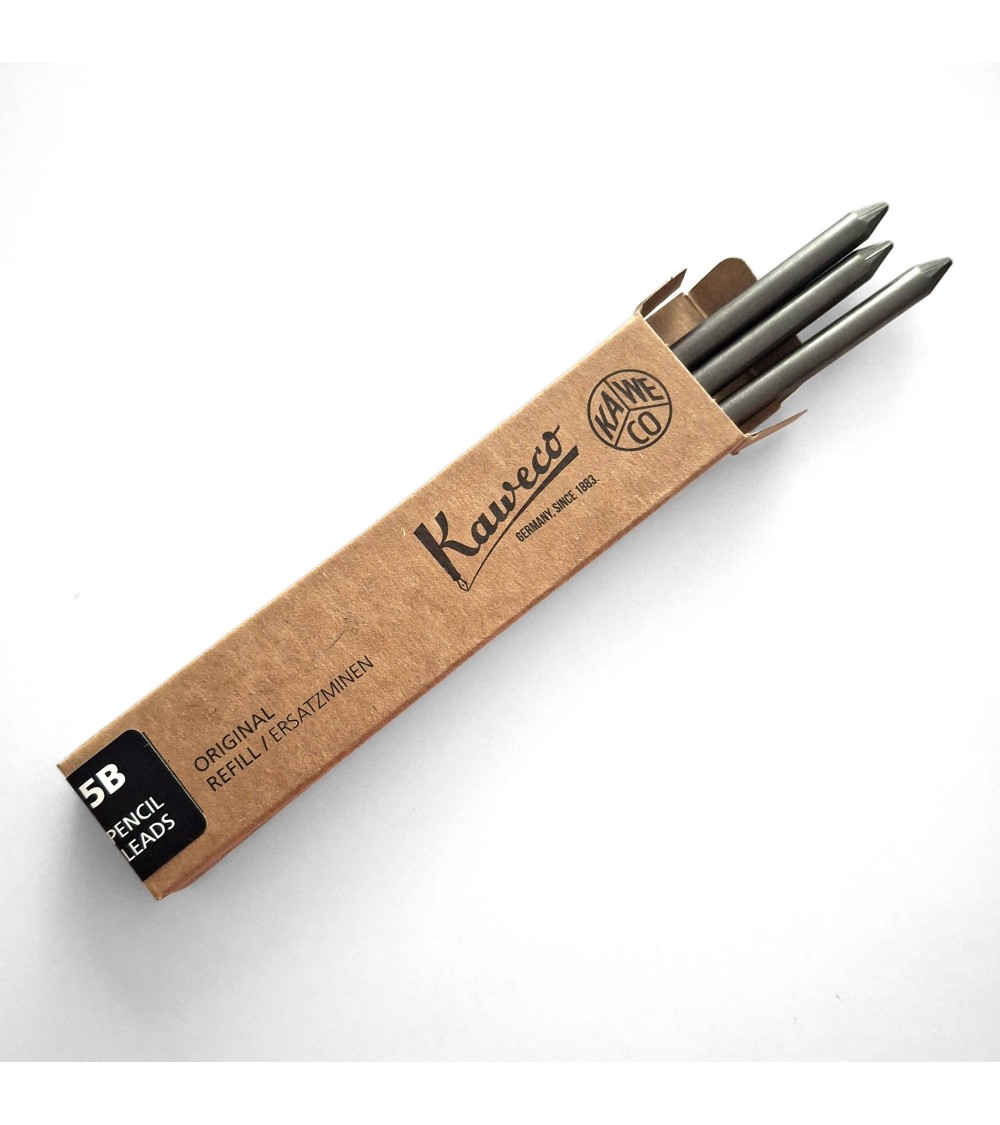 Boîte de trois mines graphite Kaweco diamètre 5.6 mm pour porte-mine « Sketch UP 5.6 ».