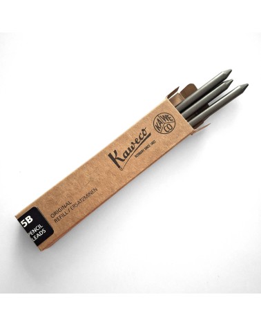Boîte de trois mines graphite Kaweco diamètre 5.6 mm pour porte-mine « Sketch UP 5.6 ».