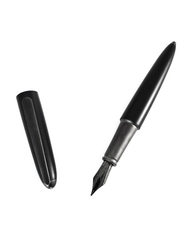 Stylo-plume Diplomat Aero Pure Black Special Edition, bec acier inoxydable, fabriqué en Allemagne