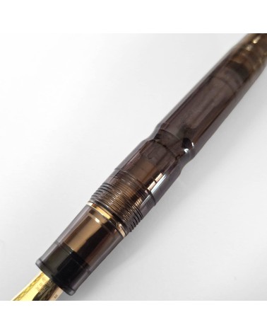 Stylo-plume Sailor 1911L Realo Gold-Smoky Black, bec or 18 carats