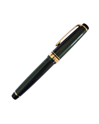 Stylo-plume Sailor PG slim Shikiori Setsugetsu Soraha Metallic Green, bec or 14 carats largeur EF