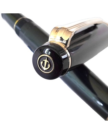 Stylo-plume Sailor PG slim Shikiori Setsugetsu Soraha Metallic Green, bec or 14 carats largeur EF