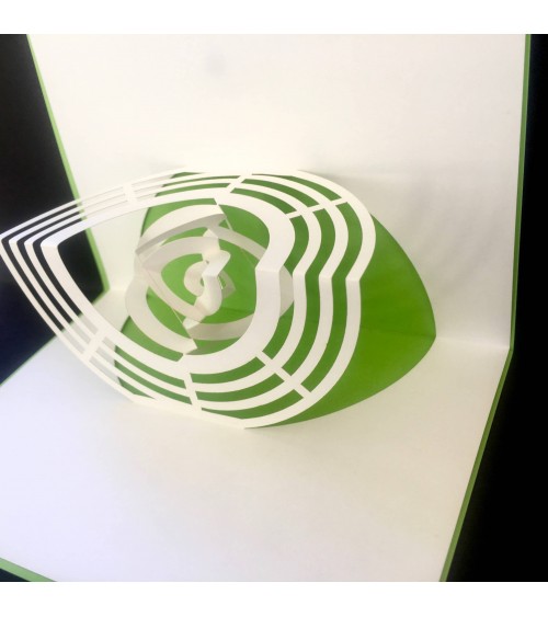Carte Rifletto, Rondo green, fabriquée en Allemagne. L'Ecritoire design, Lausanne.