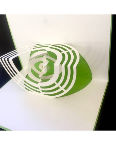 Carte Rifletto, Rondo green, fabriquée en Allemagne. L'Ecritoire design, Lausanne.
