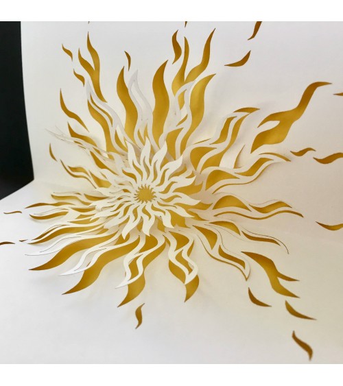 Carte Rifletto, Soleil, fabriquée en Allemagne. L'Ecritoire design, Lausanne.