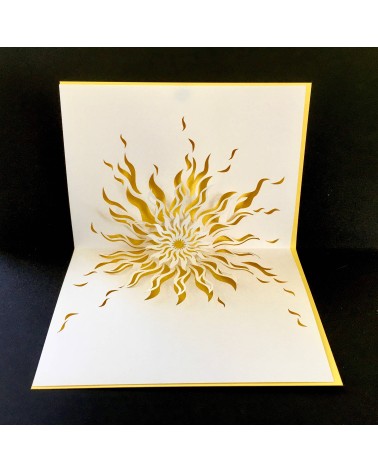 Carte Rifletto, Soleil, fabriquée en Allemagne. L'Ecritoire design, Lausanne.