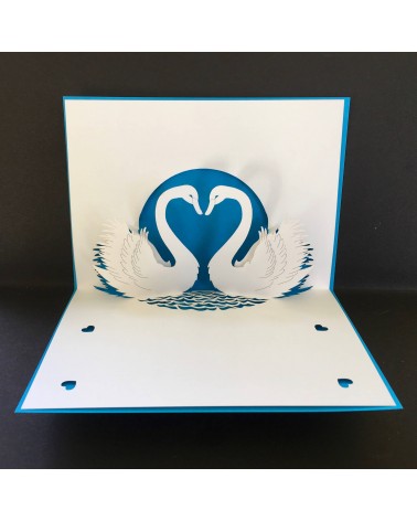 Carte Rifletto, Cygnes, fabriquée en Allemagne. L'Ecritoire design, Lausanne.
