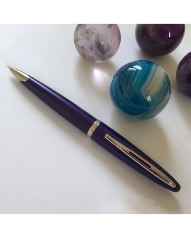 Porte-mine Waterman Carène, violet royal, fabriqué en France. A L’Ecritoire design, Lausanne.