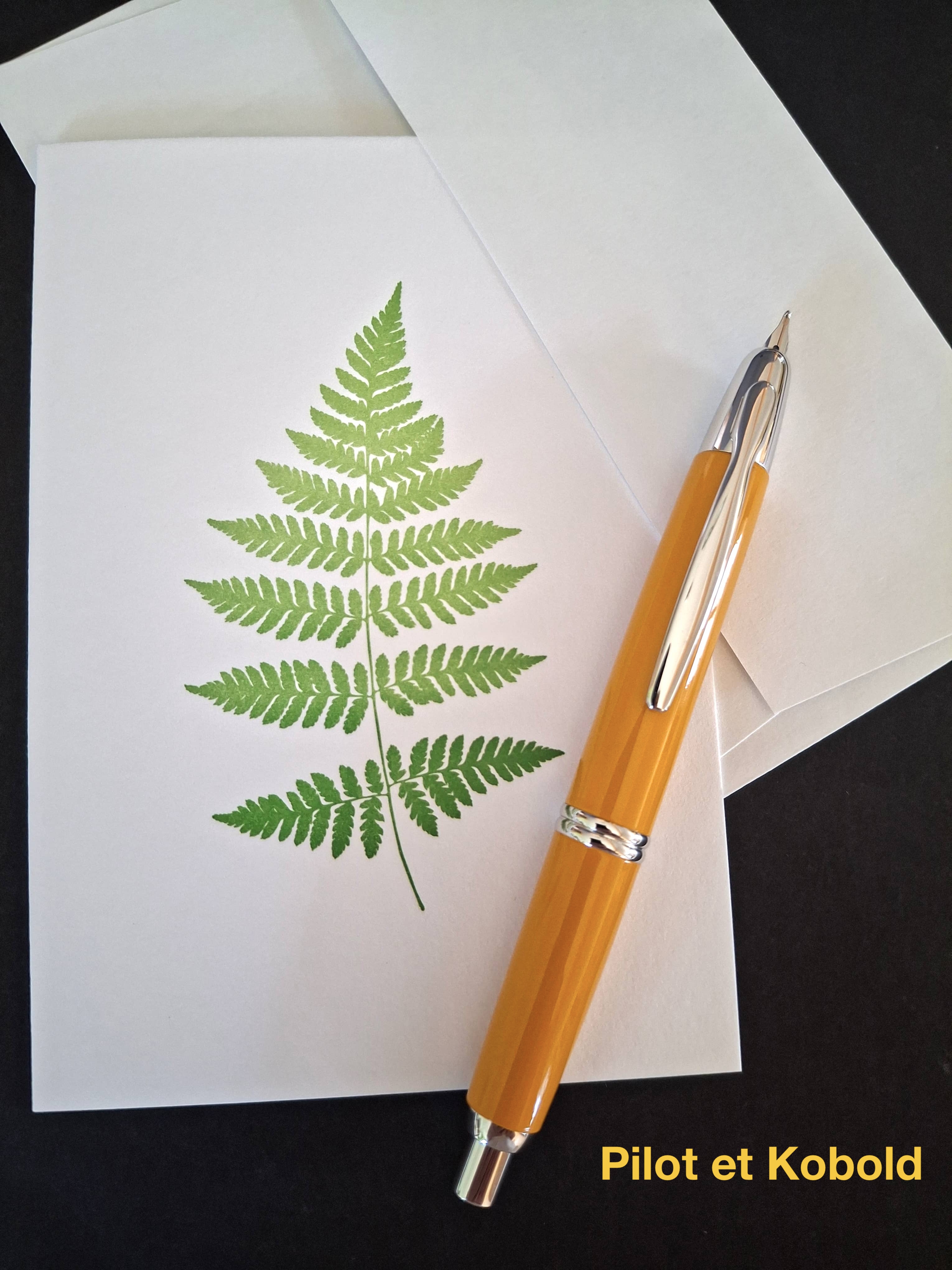 Stylo-plume Pilote Capless Jaune_Carte KoBold